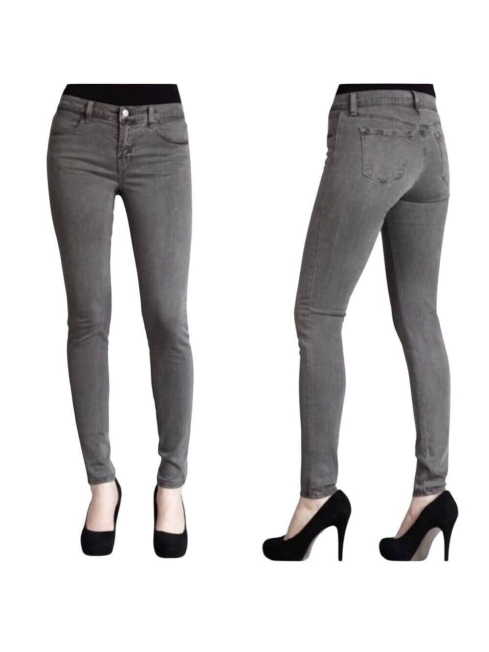 J Brand Antique Gray Pencil Leg Jeans Size 28